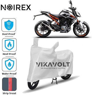NOIREX Waterproof Two Wheeler Cover for KTM(250 Duke, Silver)