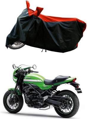 DeepShakshi AUTOMOTIVE Waterproof Two Wheeler Cover for Kawasaki(Z900 RS Cafe Racer, Red)