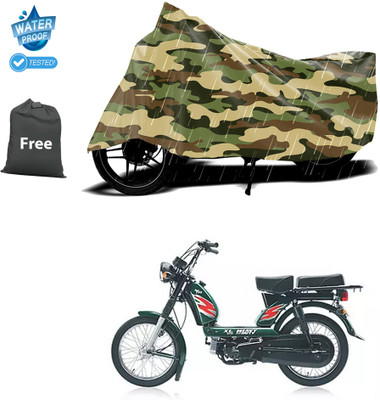 CODOKI Waterproof Two Wheeler Cover for TVS(Heavy Duty Super XL, Yellow)