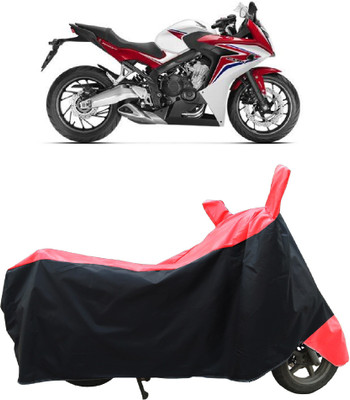 Coxtor Two Wheeler Cover for Honda(CBR 650F, Red)