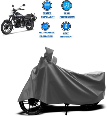 DeepShakshi AUTOMOTIVE Two Wheeler Cover for Bajaj(Avenger 150 Street, Grey)