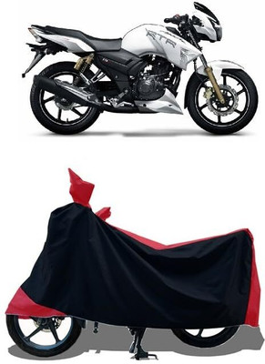 KEDIT Two Wheeler Cover for TVS(Apache RTR 180, Red)