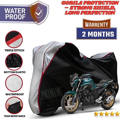 POLYMAXX Waterproof Two Wheeler Cover for Yamaha(FZ 25 BS6, Black)