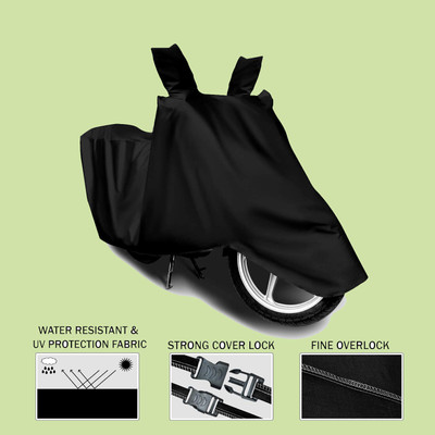Lakshmina Enterprises Waterproof Two Wheeler Cover for Bajaj(Pulsar 200, Black)