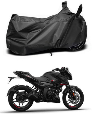 smwzxyu Waterproof Two Wheeler Cover for Bajaj(Pulsar NS-160, Black)