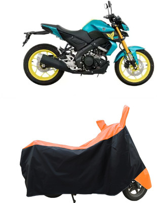 Coxtor Waterproof Two Wheeler Cover for Yamaha(MT 15 New, Orange)
