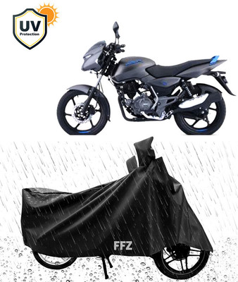 FFZ Waterproof Two Wheeler Cover for Bajaj(Pulsar 125, Black)