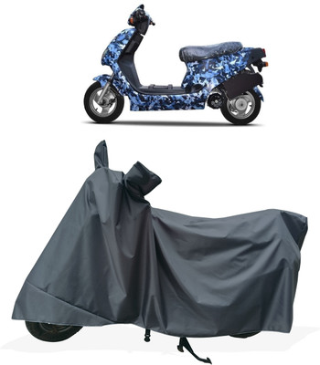 Tricway Two Wheeler Cover for Hero Electric(Electric AXLHE-20 BS6, Grey)