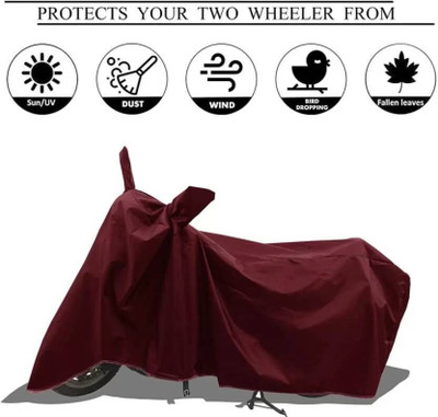 SK AUTO Two Wheeler Cover for Hero(Xpulse 200T, Maroon)