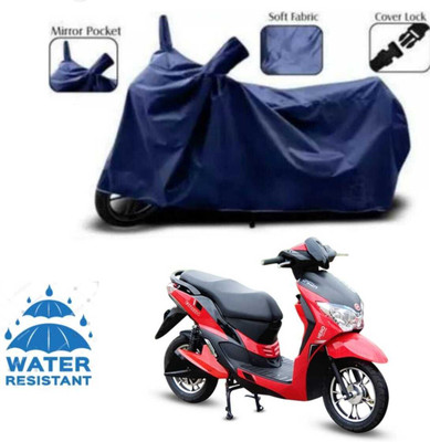Mdstar Waterproof Two Wheeler Cover for Hero(Splendor Plus, Blue)
