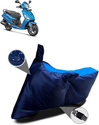 AutoGalaxy Waterproof Two Wheeler Cover for Hero(Dash, Blue)