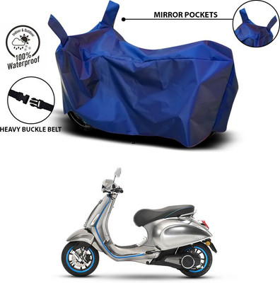 ANTHUB Waterproof Two Wheeler Cover for Vespa(Piaggio Vespa, Blue)