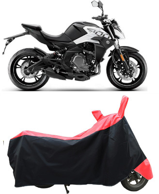 Coxtor Two Wheeler Cover for CFMoto(400NK BS6, Red)