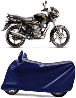 AUCTIMO Two Wheeler Cover for Bajaj(Discover 100 DTS-i, Blue)