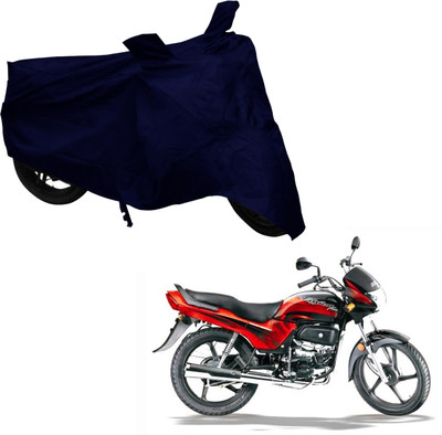 DeepShakshi AUTOMOTIVE Waterproof Two Wheeler Cover for Hero(Passion Plus, Blue)