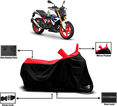 Amexride Two Wheeler Cover for BMW(G 310 R, Red)