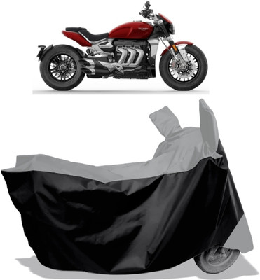 Amexride Two Wheeler Cover for Triumph(Rocket III, Multicolor)