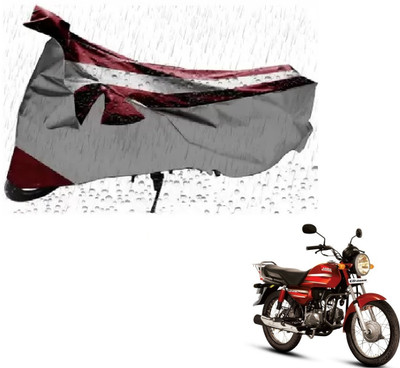 MISSION COLLECTION Waterproof Two Wheeler Cover for Hero(CD Dawn, Maroon)