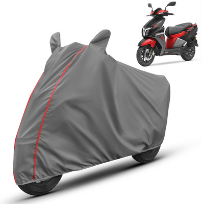 AUTOMOZEXO Waterproof Two Wheeler Cover for TVS(NTORQ, Grey)