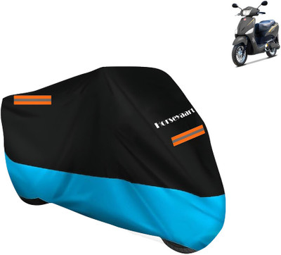 Horseyaart Waterproof Two Wheeler Cover for Hero Electric(Electric Optima HS500 ER BS6, Blue)