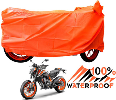 DeepShakshi AUTOMOTIVE Waterproof Two Wheeler Cover for KTM(RC 390 BS6, Orange)