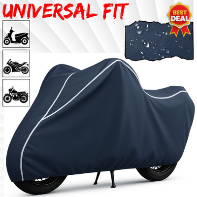 Car Styling Waterproof Two Wheeler Cover for Hero(Pleasure, Blue, White)