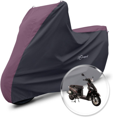 Neodrift Two Wheeler Cover for Hero(Electric NYX HX, Maroon, Black)