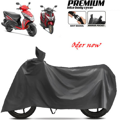 SK AUTO Waterproof Two Wheeler Cover for Bajaj, Hero, Honda, TVS, Ola(Black)