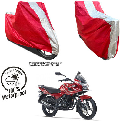 AUTOCAD Waterproof Two Wheeler Cover for Honda(CB Unicorn, Silver, Red)
