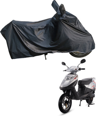 Motodreka Waterproof Two Wheeler Cover for Hero(Electric Flash BS6, Black)