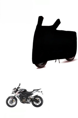 DeepShakshi AUTOMOTIVE Two Wheeler Cover for Bajaj(Pulsar 200, Black)