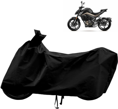 Horseyaart Waterproof Two Wheeler Cover for CFMoto(300NK, Black)