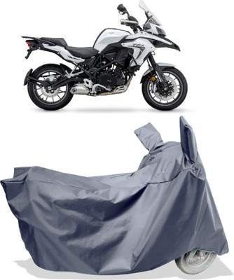 Amexride Two Wheeler Cover for Benelli(TRK 502, Grey)