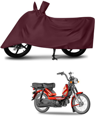 KEDIT Two Wheeler Cover for TVS(Heavy Duty, Maroon)