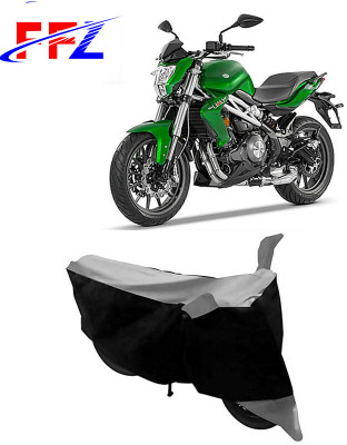 FFZ Waterproof Two Wheeler Cover for Benelli(TNT 300, Black, Grey)