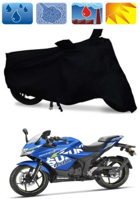 AUTOCAD Waterproof Two Wheeler Cover for Suzuki(Gixxer SF, Black)