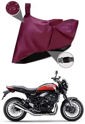 KEDIT Two Wheeler Cover for Kawasaki(Z900RS BS6, Maroon)