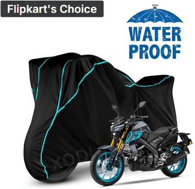 AutoGalaxy Waterproof Two Wheeler Cover for Yamaha(MT 15, Black, Blue, Multicolor)