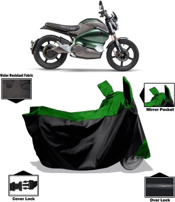 Amexride Two Wheeler Cover for Vmoto Soco(Super Soco TC Wanderer, Green)