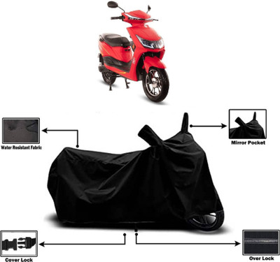 KEDIT Two Wheeler Cover for Hero(Electric Atria, Black)