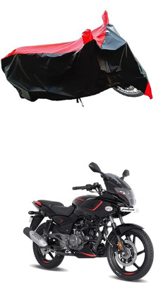 VESMEI Two Wheeler Cover for Bajaj(Pulsar 180F BS6, Red, Black)