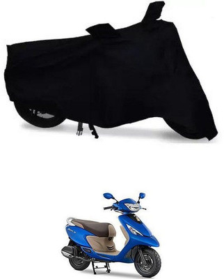 DeepShakshi AUTOMOTIVE Waterproof Two Wheeler Cover for TVS(Zest 110, Black)