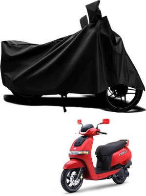 AASHTIK MART Two Wheeler Cover for TVS(iQube Electric, Black)