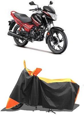 GROFATIK Two Wheeler Cover for Hero(Glamour Programmed FI BS6, Orange)