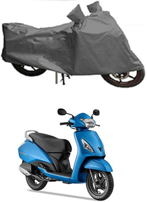 Mdstar Waterproof Two Wheeler Cover for TVS(Jupiter, Grey)