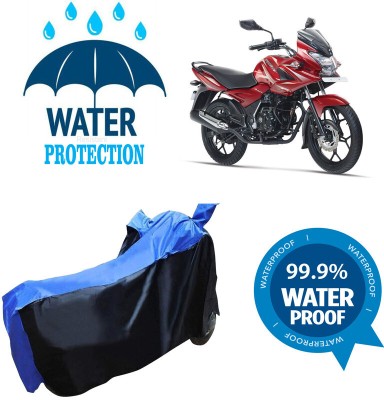 Mdstar Waterproof Two Wheeler Cover for Bajaj(Discover 150 s, Multicolor)