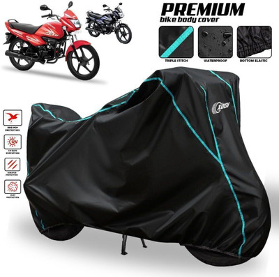 xodi Waterproof Two Wheeler Cover for Hero(Splendor NXG, Black, Blue, Multicolor)