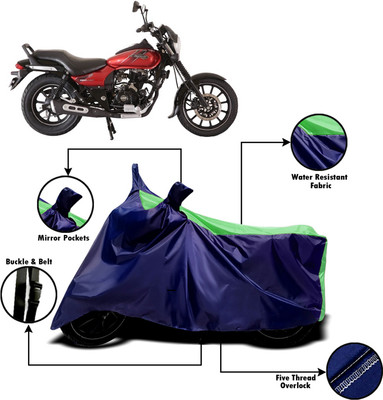 AUCTIMO Two Wheeler Cover for Bajaj(Avenger 180 Street, Multicolor)