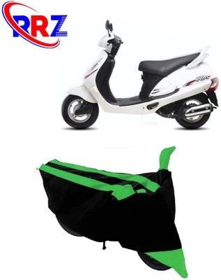 RRZ Waterproof Two Wheeler Cover for Mahindra(Duro, Black, Green)