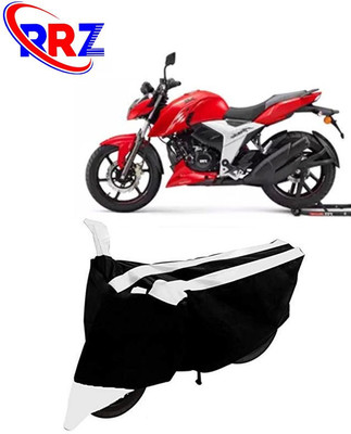 RRZ Waterproof Two Wheeler Cover for TVS(Apache, Black, White)
